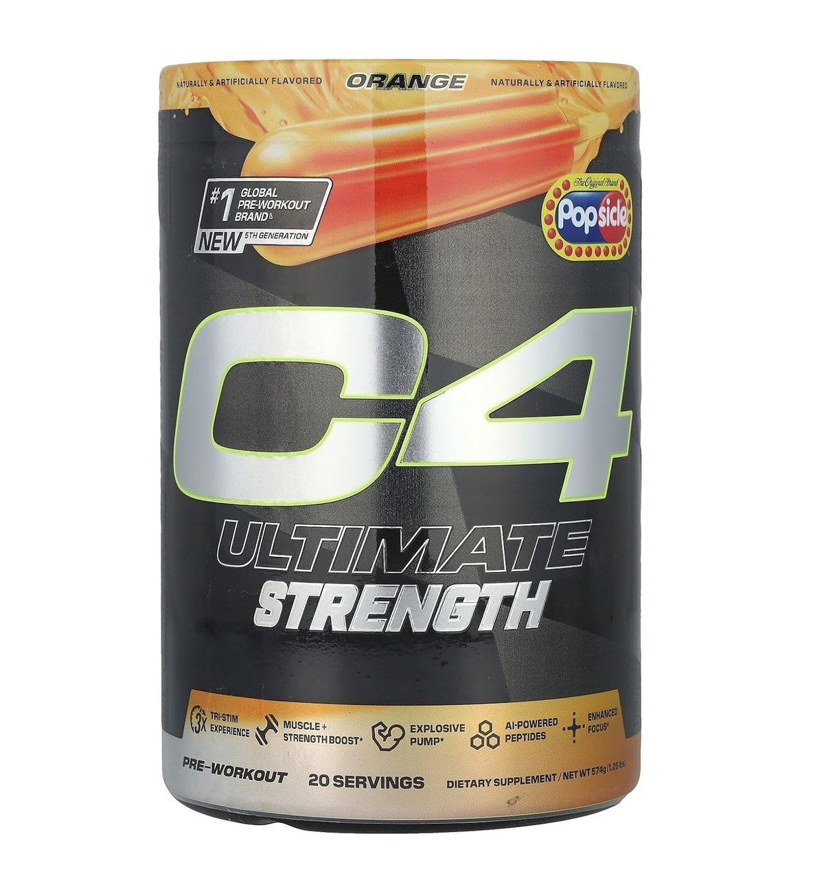 Cellucor C4 Ultimate Strength Pre Workout Powder | Orange | 20 Servings