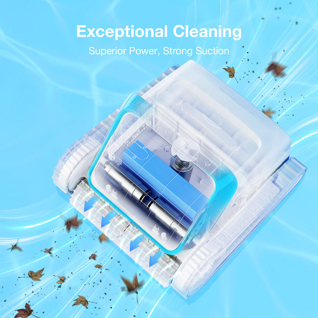 Cordless Robotic  Automatic Wall Climbing Pool Vacuum Cleaner