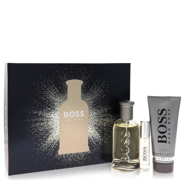 Boss No. 6 by Hugo Boss Gift Set - 3.3 oz Eau De Toilette Spray + 0.3 oz Mini EDT Spray + 3.4 oz Shower Gel