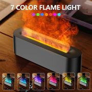 Flame Essential Oil Diffusers, Upgrade 7 Colour Lights Aromatherapy Diffuser